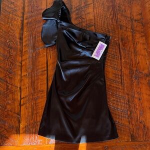 Hailey Logan by Adrianna Papell elegant black cocktail dress size XS NWT